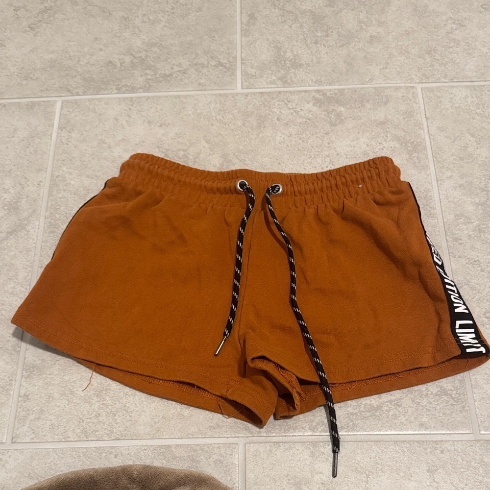 Forever 21 Rust Athletic Shorts with Drawstring